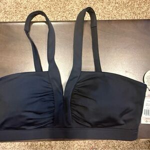 Boden Black Bandeau Swim Top